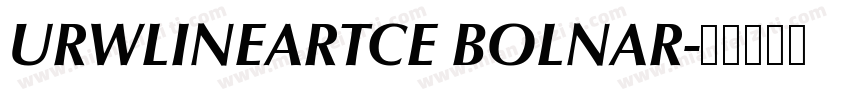 URWLINEARTCE BOLNAR字体转换